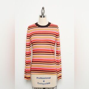 Crew-Neck Long-Sleeve Cashmere Sweater[NEW]
